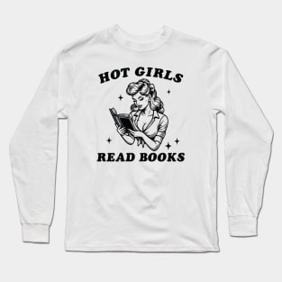 Hot girls read book Long Sleeve T-Shirt